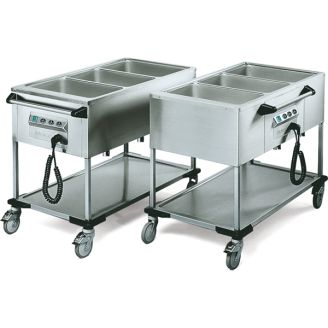 Rieber bain-marie wagen - 3 x 1/1 GN - ZUB 3