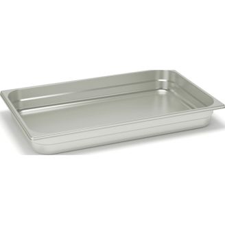 Rieber RVS gesloten gastronorm bak - zonder grepen - 1/1 GN -20 mm. - 11020