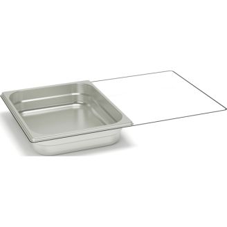 Rieber RVS gesloten gastronorm bak - zonder grepen - 1/2 GN - 55 mm. - 12055